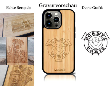 INDIVIDUELL iPhone 13 Pro Max Bambus-Kunststoff